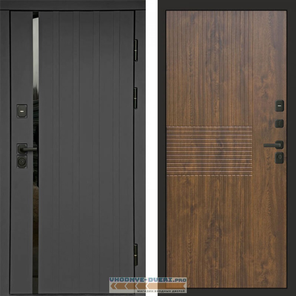 Входная дверь Роял графит Мастино дуб