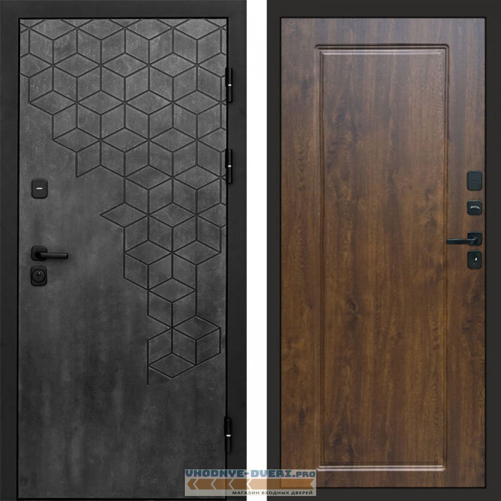 Входная дверь Спейс бетон Гранд дуб