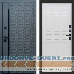 Входная дверь Simple графит Спарта лиственница