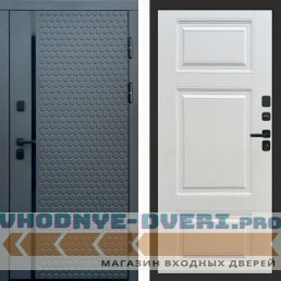 Входная дверь Simple графит Лион лиственница