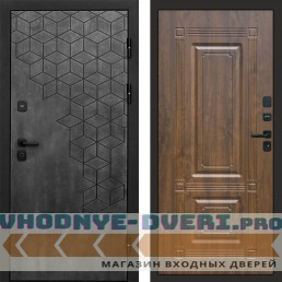 Входная дверь Спейс бетон Мадрид дуб