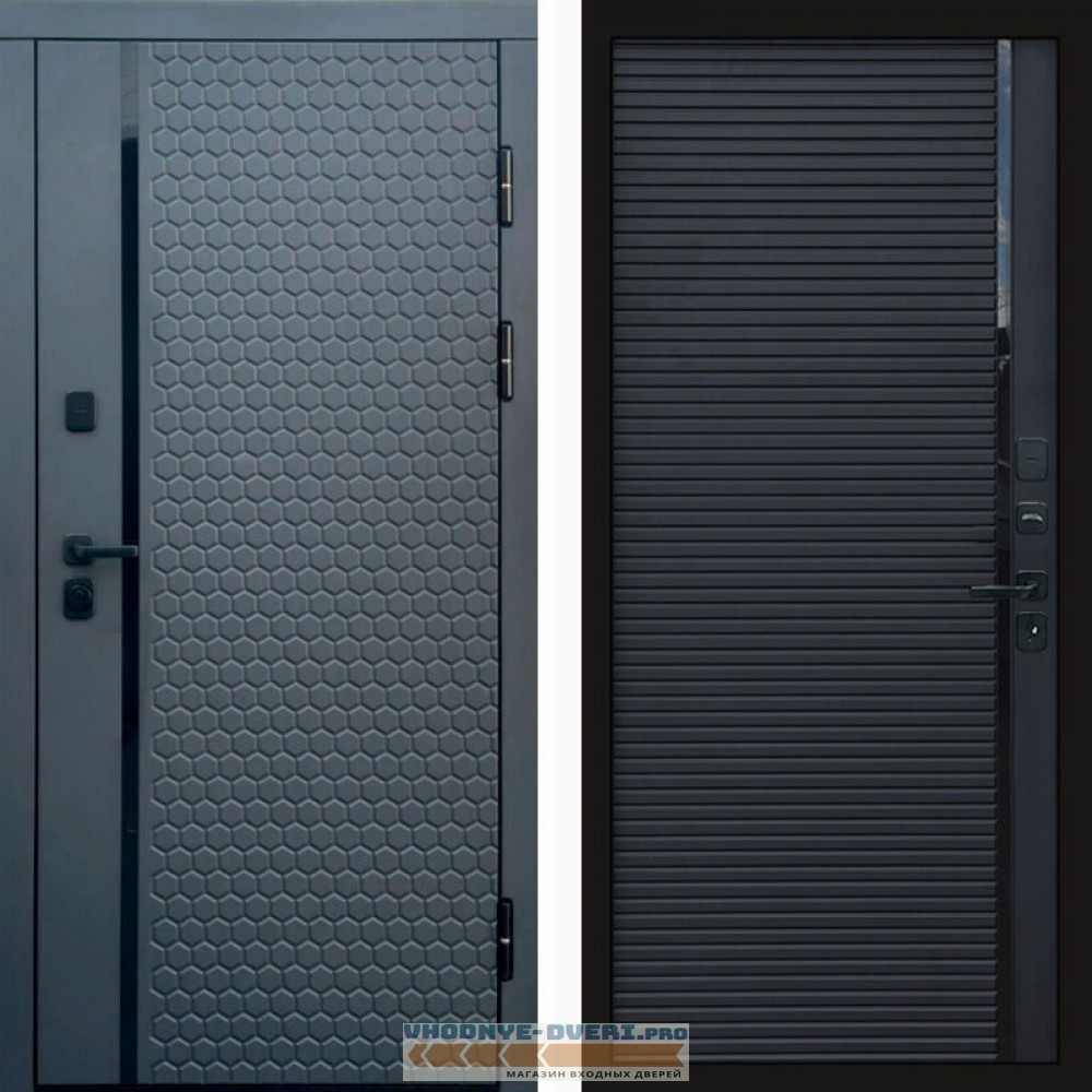 Входная дверь Simple графит Porte black