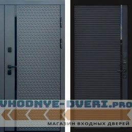 Входная дверь Simple графит Porte black