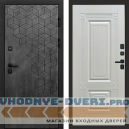 Входная дверь Спейс бетон Мадрид лиственница