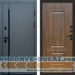 Входная дверь Simple графит Мадрид дуб