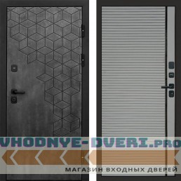 Входная дверь Спейс бетон Porte grey софт