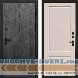 Входная дверь Спейс бетон Марсель слоновая кость