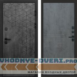 Входная дверь Спейс бетон Мастино бетон темный