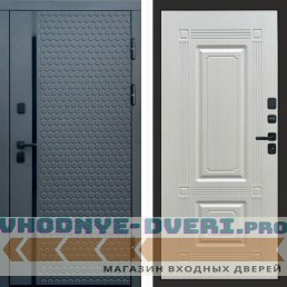 Входная дверь Simple графит Мадрид лиственница