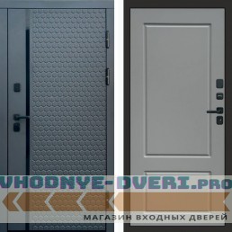 Входная дверь Simple графит Марсель grey софт