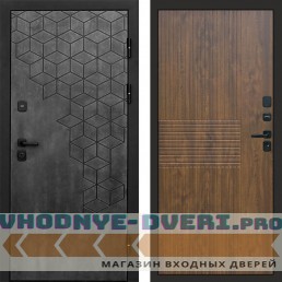 Входная дверь Спейс бетон Мастино дуб