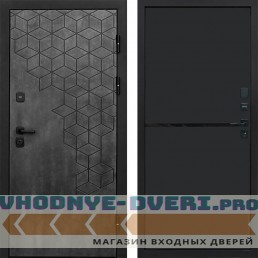 Входная дверь Спейс бетон Нео black