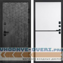 Входная дверь Спейс бетон Нео White