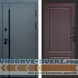Входная дверь Simple графит Марсель шоколад