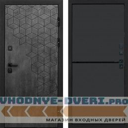 Входная дверь Спейс бетон Нео графит