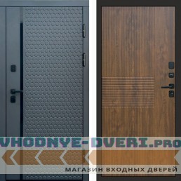 Входная дверь Simple графит Мастино дуб