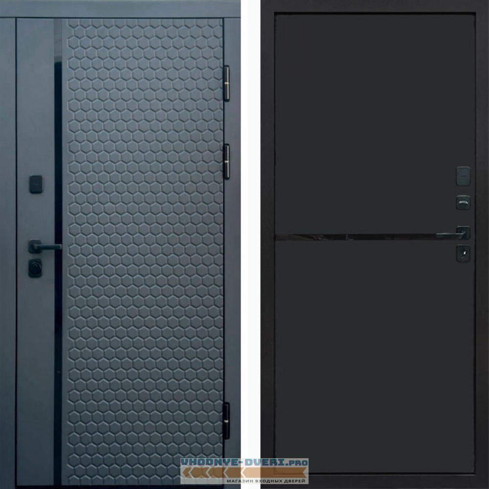 Входная дверь Simple графит Нео black