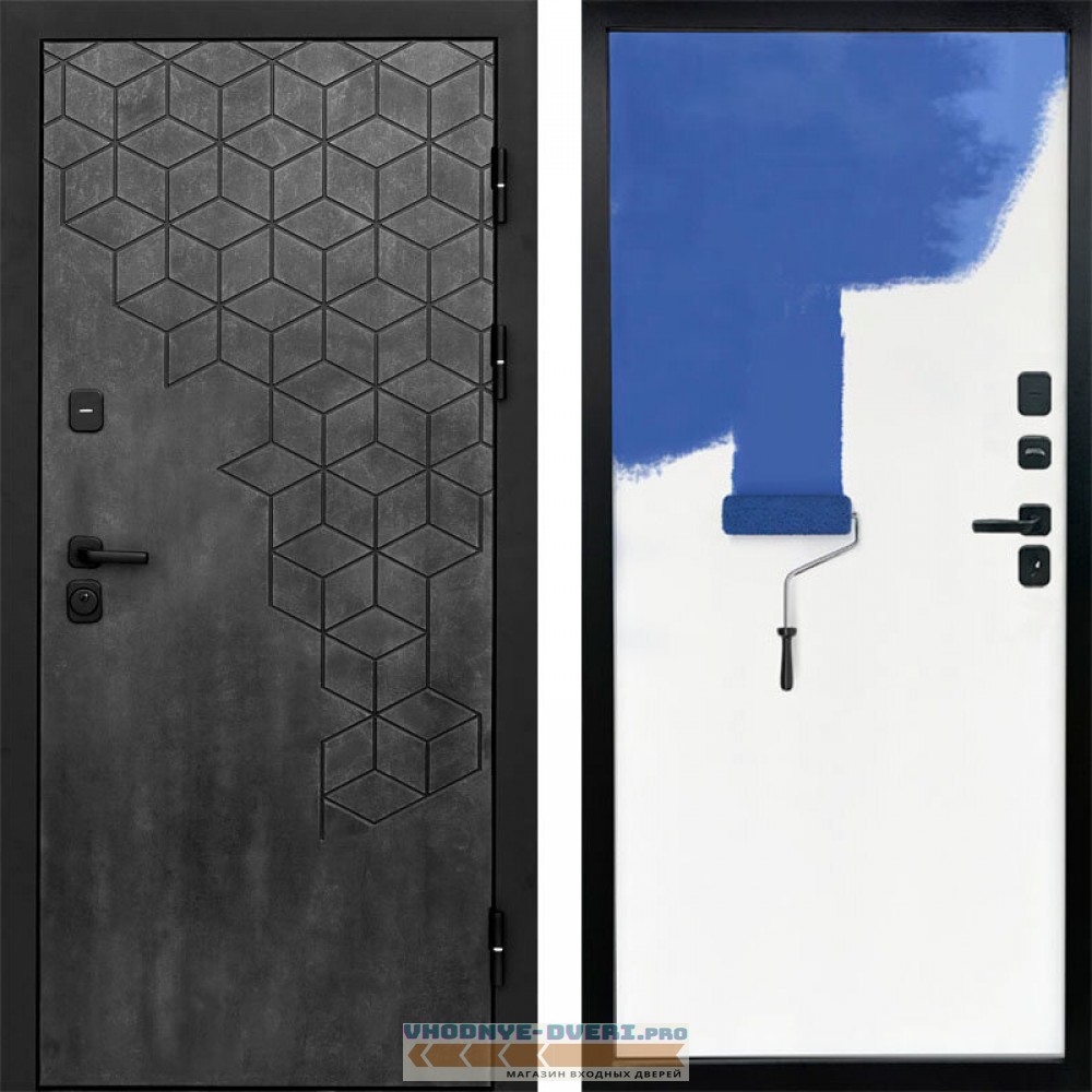 Входная дверь Спейс бетон Под покраску