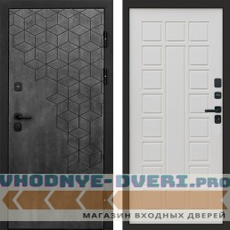 Входная дверь Спейс бетон Престиж бежевый матовый