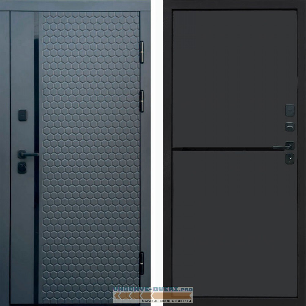 Входная дверь Simple графит Нео графит