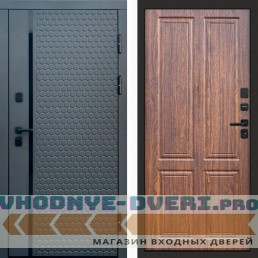 Входная дверь Simple графит Орех стандарт