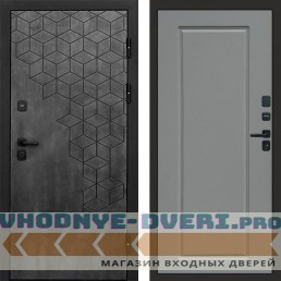 Входная дверь Спейс бетон Гранд grey софт