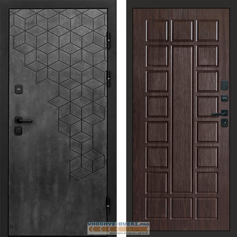 Входная дверь Спейс бетон Престиж венге