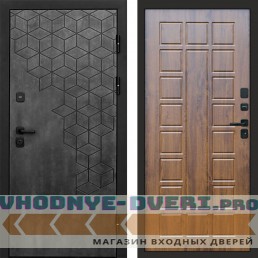 Входная дверь Спейс бетон Престиж дуб