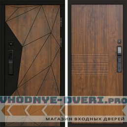 Входная дверь Геометрия смарт Мастино дуб