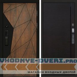 Входная дверь Геометрия смарт Porte black