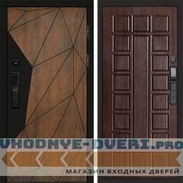 Входная дверь Геометрия смарт Престиж венге