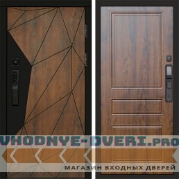 Входная дверь Геометрия смарт Классика дуб