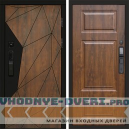 Входная дверь Геометрия смарт Лион дуб