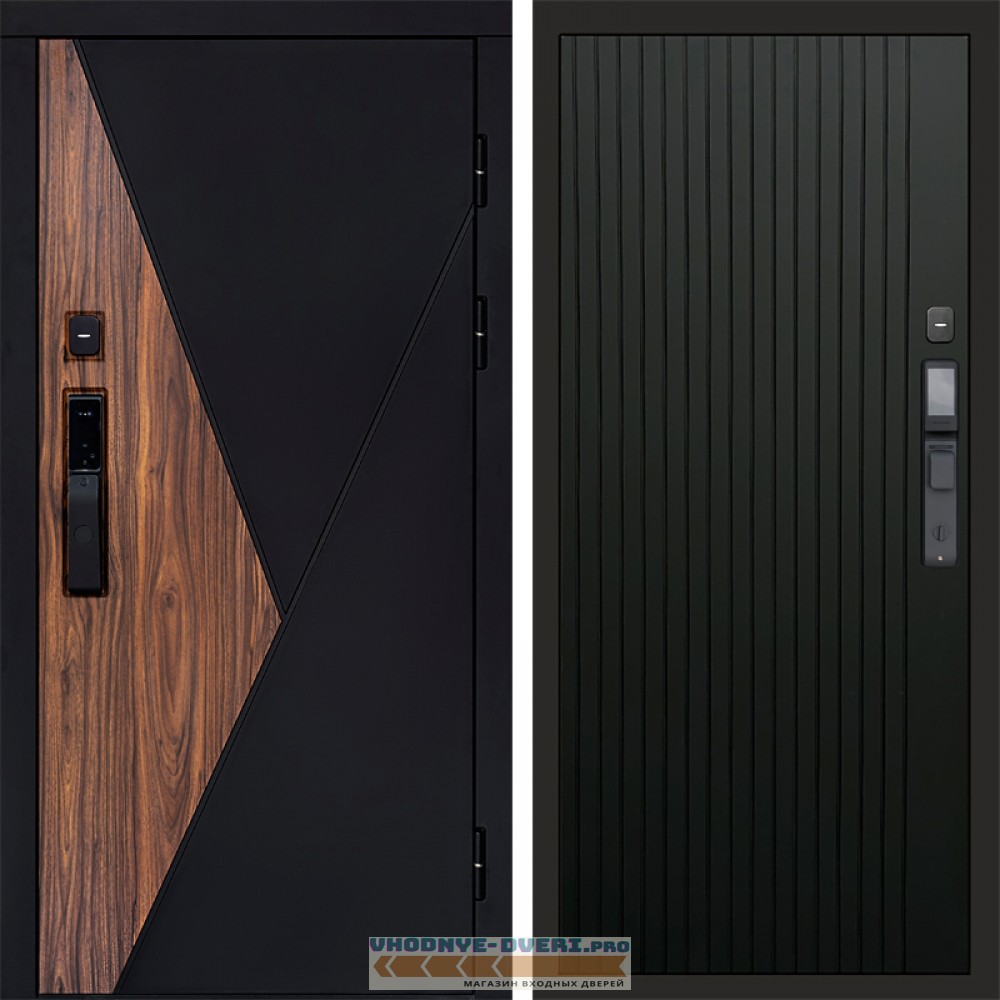 Termo Door  Smart (Смарт) Матрикс (Matrix) Flat Черный кварц