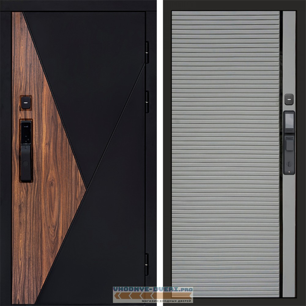 Входная дверь  Smart (Смарт) Матрикс (Matrix) Porte Grey софт