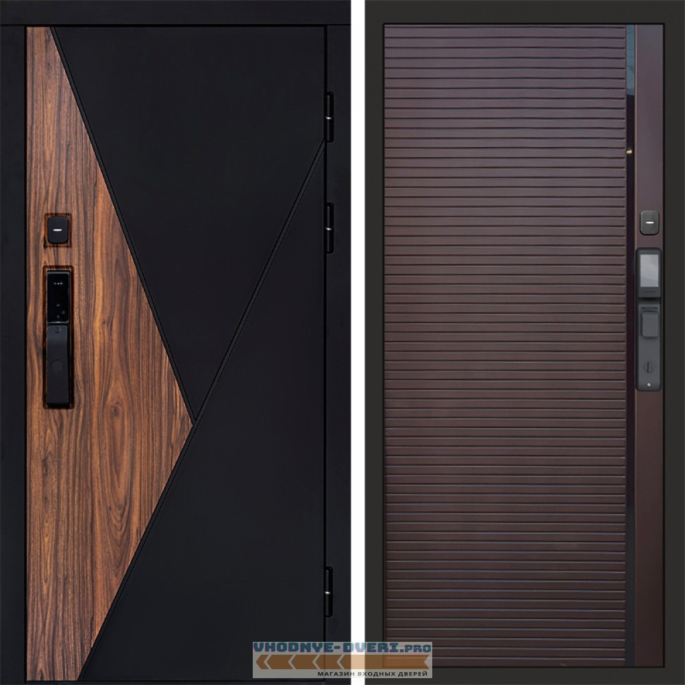 Входная дверь  Smart (Смарт) Матрикс (Matrix) Porte Шоколад