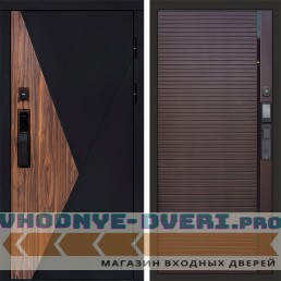 Входная дверь  Smart (Смарт) Матрикс (Matrix) Porte Шоколад