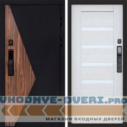 Входная дверь  Smart (Смарт) Матрикс (Matrix) Царга лиственница белая