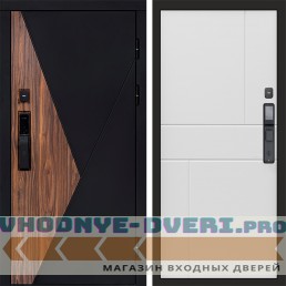 Входная дверь  Smart (Смарт) Матрикс (Matrix) Горизонт белый
