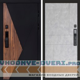 Входная дверь  Smart (Смарт) Матрикс (Matrix) Горизонт бетон светлый