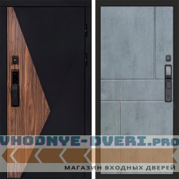 Входная дверь  Smart (Смарт) Матрикс (Matrix) Горизонт бетон темный