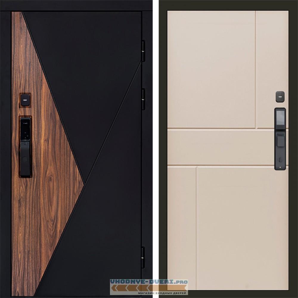 Дверь Termo Door  Smart (Смарт) Матрикс (Matrix) Горизонт Слоновая кость
