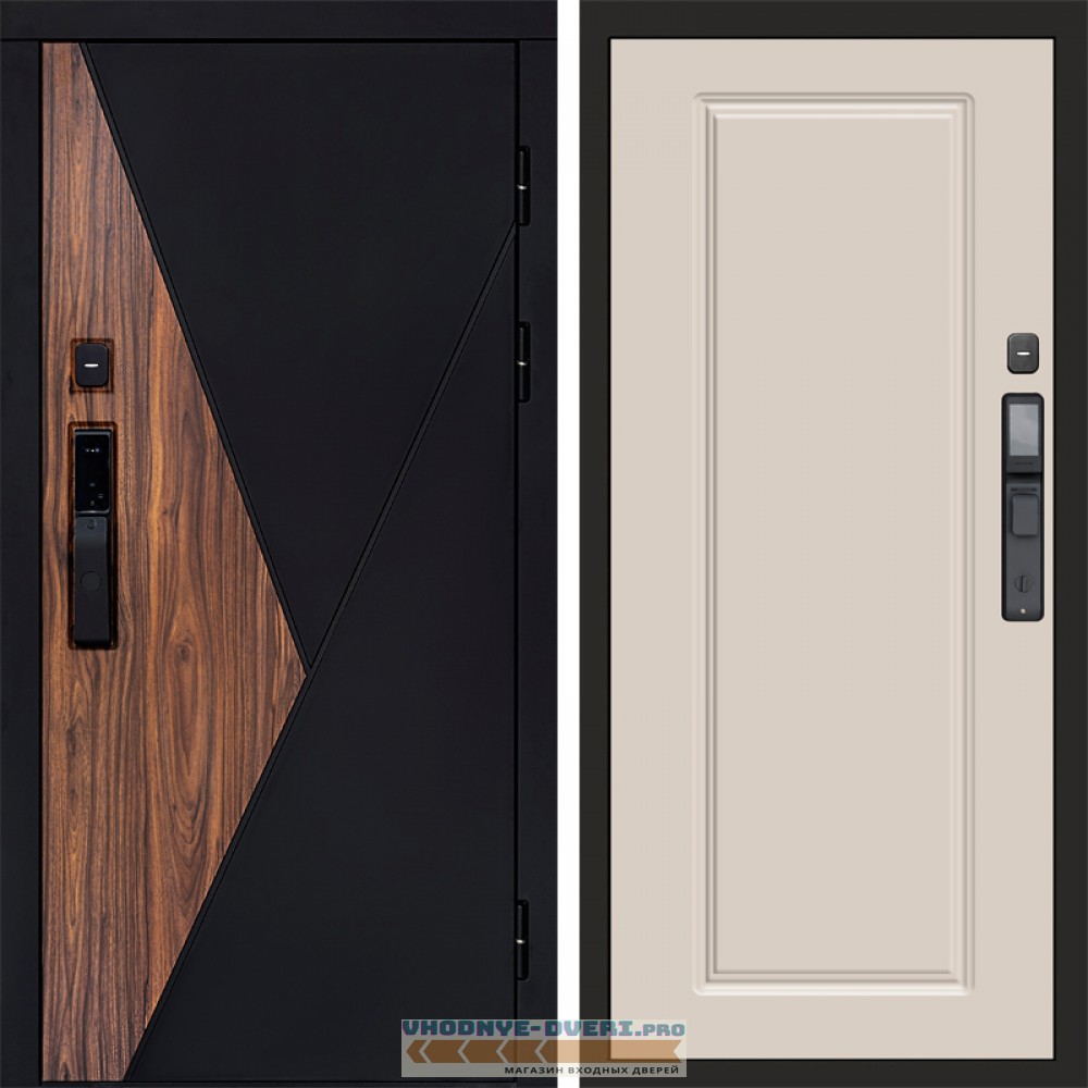Входная дверь Termo Door  Smart (Смарт) Матрикс (Matrix) Гранд Слоновая кость