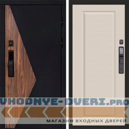 Входная дверь Termo Door  Smart (Смарт) Матрикс (Matrix) Гранд Слоновая кость