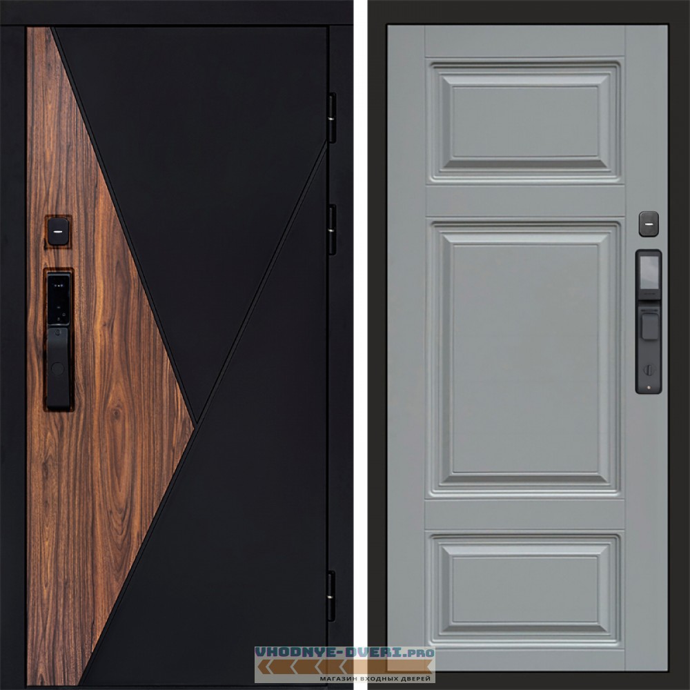 Дверь  Termo Door  Smart (Смарт) Матрикс (Matrix) Лион Grey софт