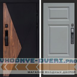 Дверь  Termo Door  Smart (Смарт) Матрикс (Matrix) Лион Grey софт