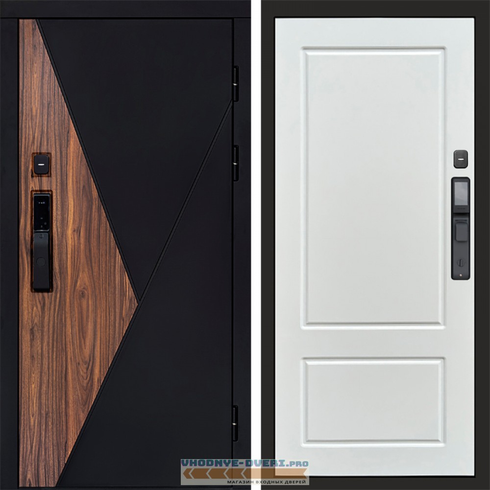 Дверь входная Termo Door  Smart (Смарт) Матрикс (Matrix) Марсель Белый софт