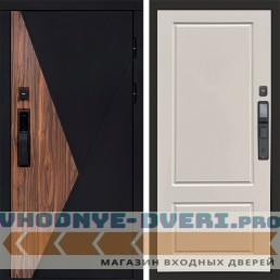 Дверь входная Termo Door  Smart (Смарт) Матрикс (Matrix) Марсель Слоновая кость
