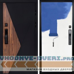 Дверь  Termo Door  Smart (Смарт) Урбан Блэк (Black) панель под покраску
