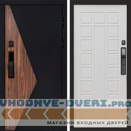Входная дверь  Smart (Смарт) Матрикс (Matrix) Престиж белый матовый